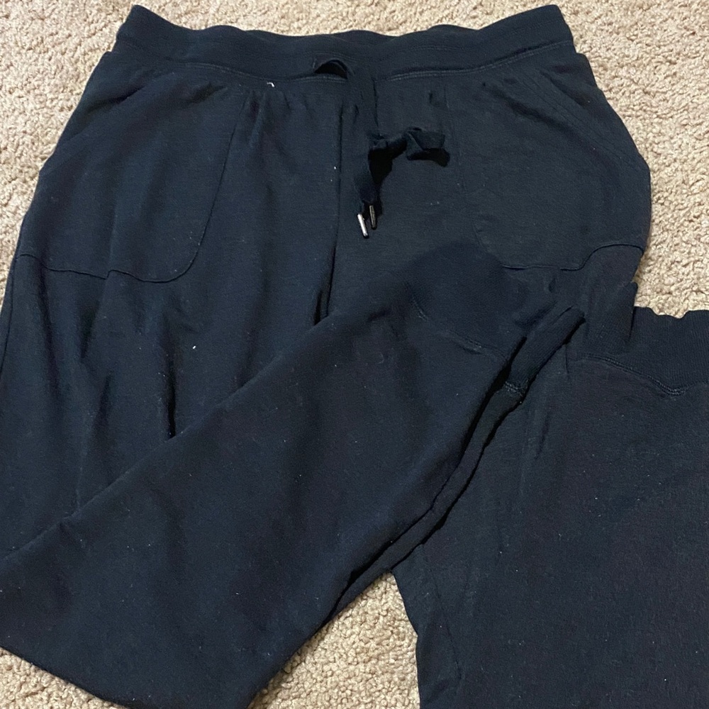 Black Women's Jogger Track Pants - Brand Not Visible